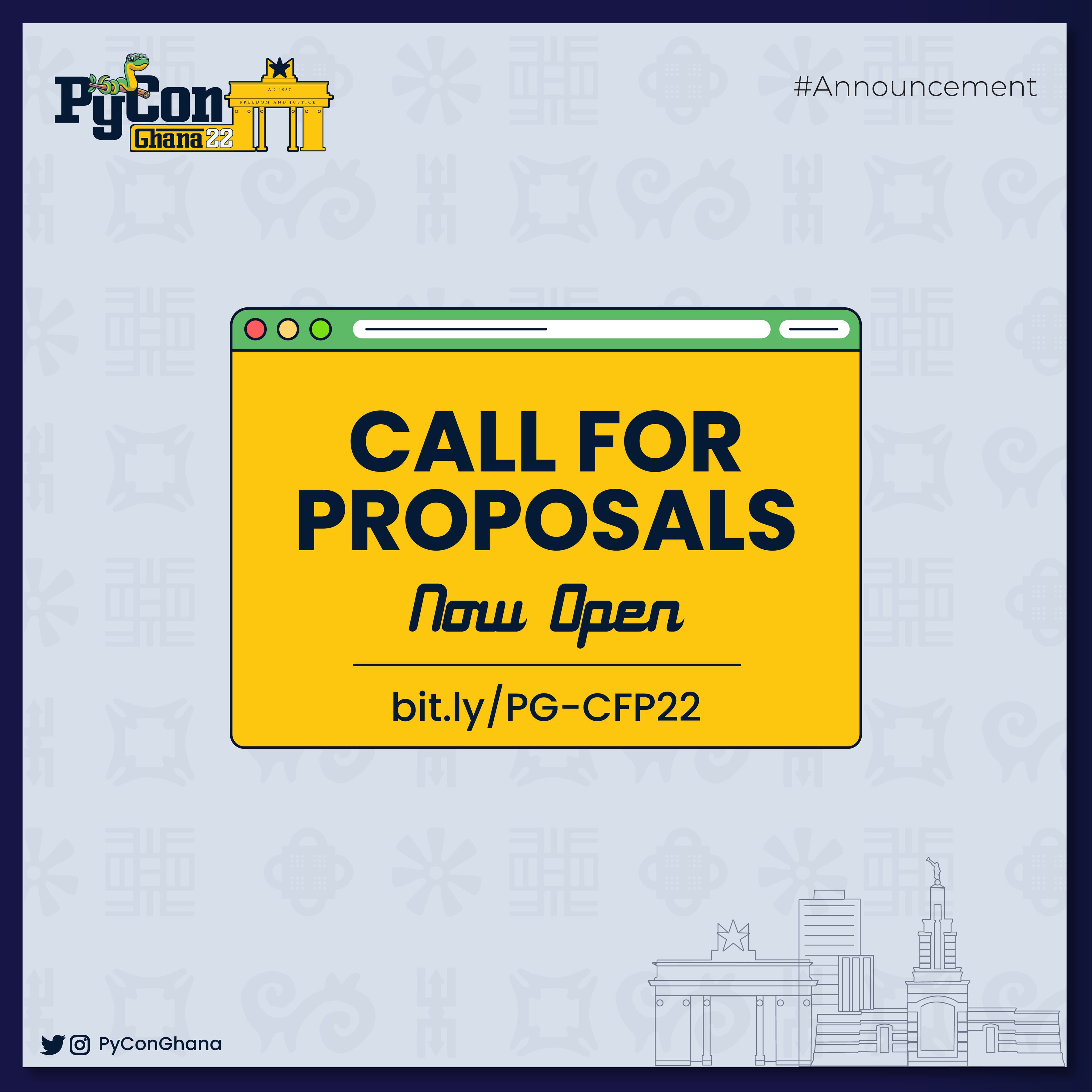 Our 2022 CFP is Open