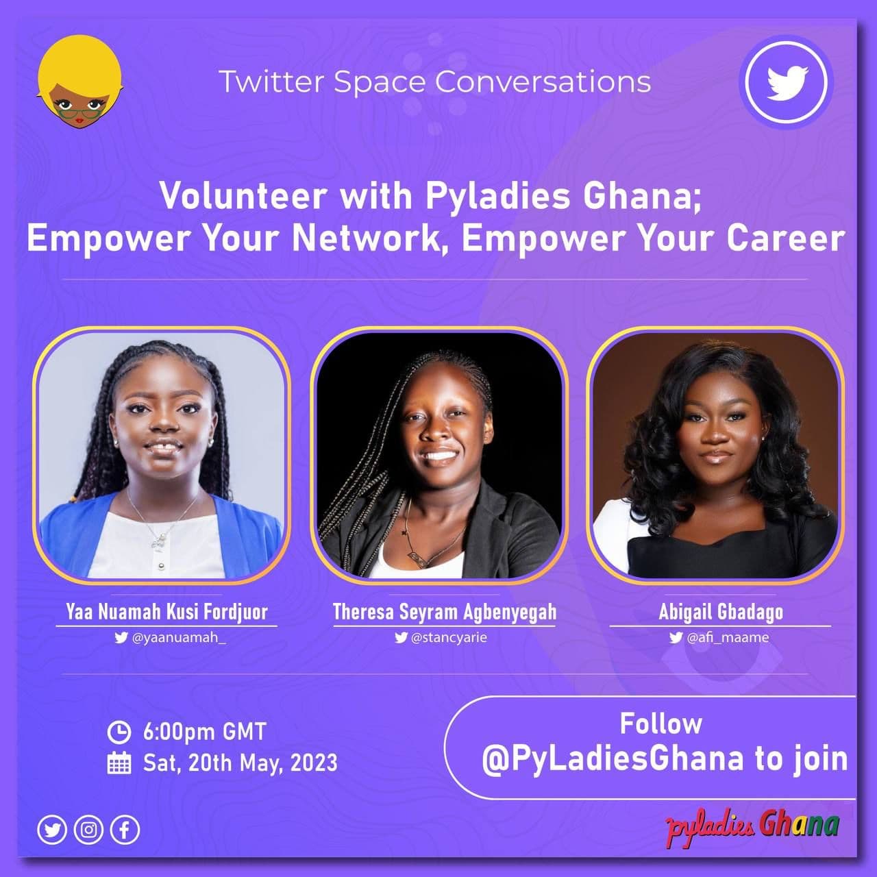 Volunteer with PyLadies Ghana