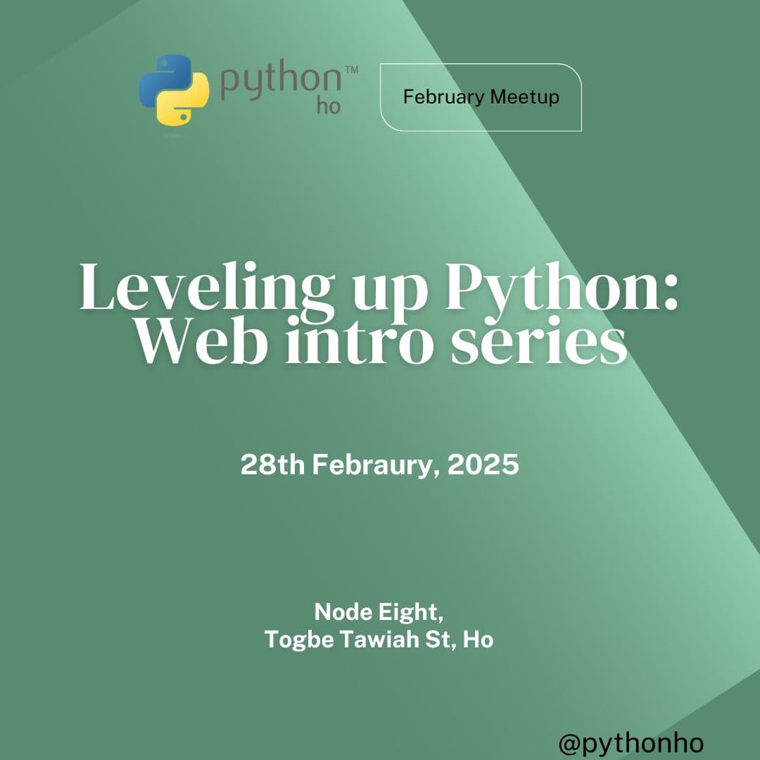 Programming the web with Python and Django